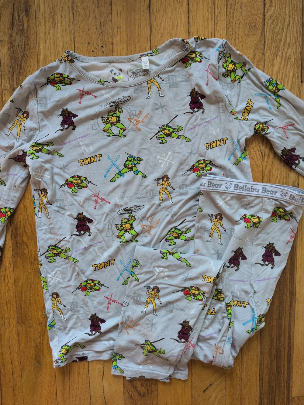 Bellabu Bear Bamboo Teenage Mutant Ninja Turtles Pajama Set